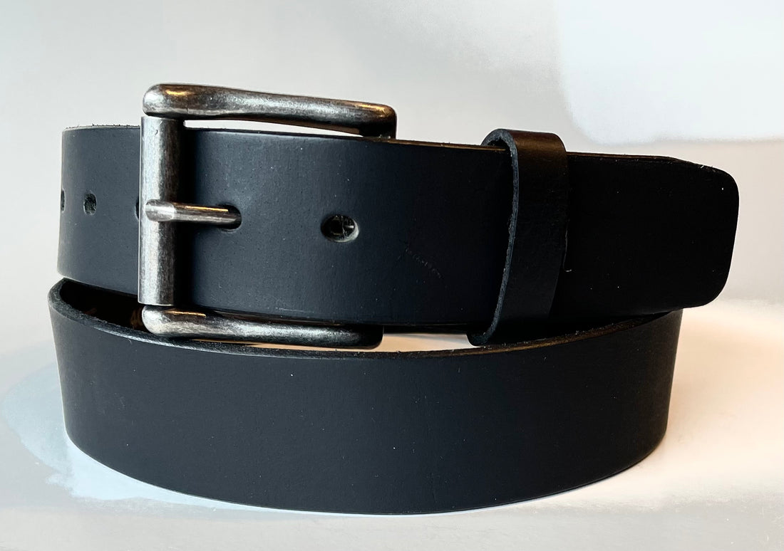 Solid Black Belt